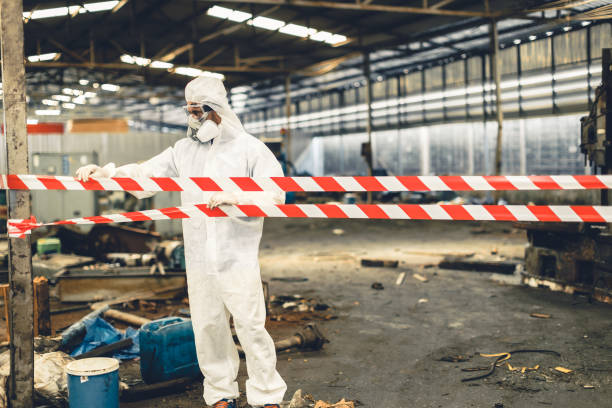 Professional Drug Lab Cleanup technician working in Grayson, CA